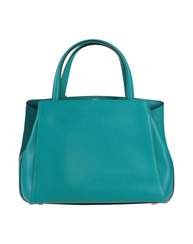 Valextra Woman Handbag Emerald Green Size - Leather