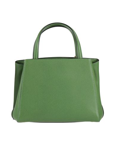 Valextra Woman Handbag Green Size - Leather