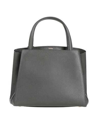 Valextra Woman Handbag Lead Size - Leather In Grey