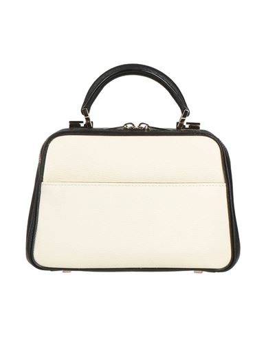 Valextra Woman Handbag Ivory Size - Leather In White