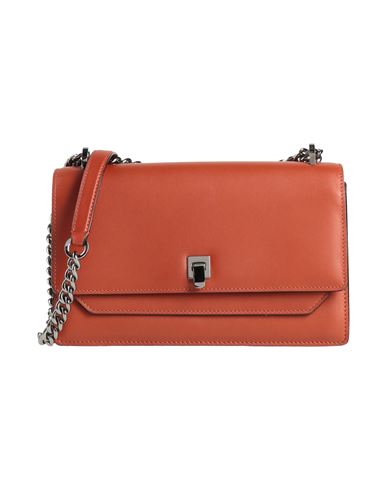 Valextra Woman Cross-body Bag Brown Size - Calfskin In Orange
