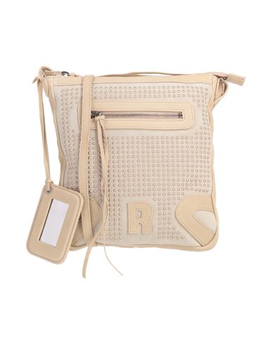 Shop Rucoline Woman Cross-body Bag Beige Size - Leather