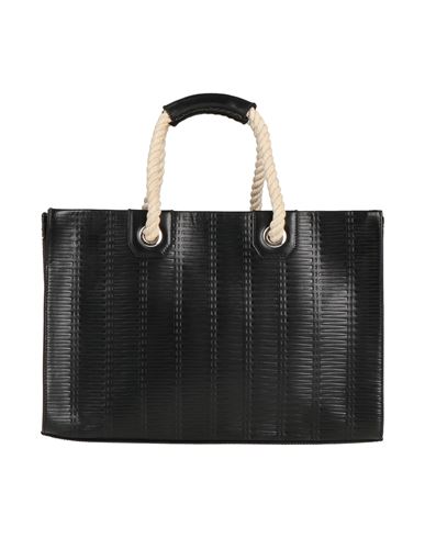 Rodo Woman Handbag Black Size - Leather, Textile Fibers