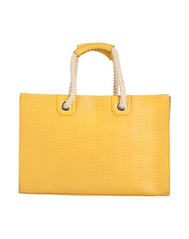 Rodo Woman Handbag Ocher Size - Leather, Textile Fibers In Yellow