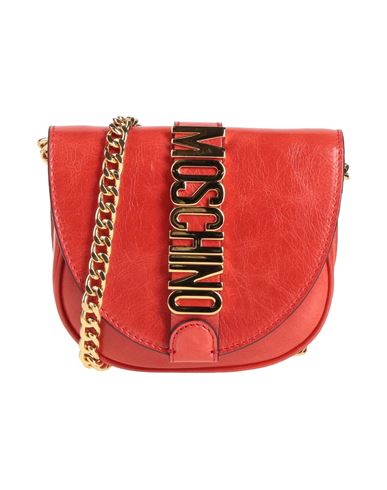 Moschino Woman Cross-body Bag Tomato Red Size - Leather