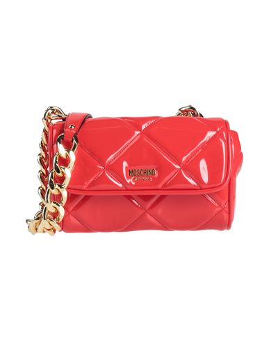 Moschino Couture Woman Cross-body Bag Red Size - Leather, Textile Fibers In Red