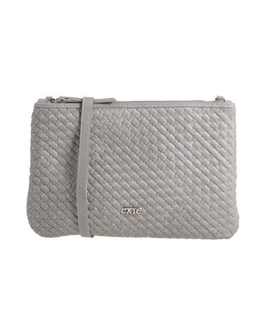 Exte Woman Cross-body Bag Grey Size - Leather In Gray