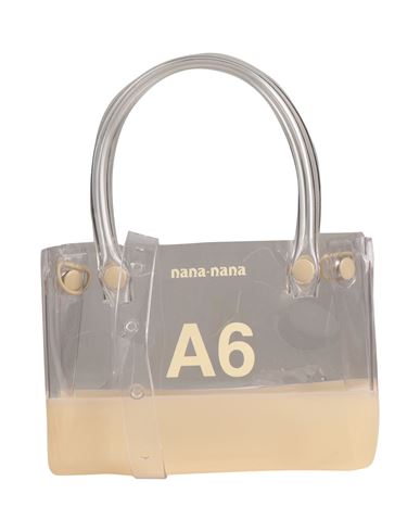 Shop Nana-nana Woman Handbag Beige Size - Pvc - Polyvinyl Chloride