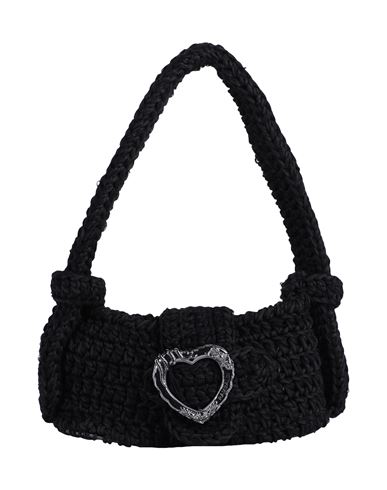 Marco Rambaldi Woman Handbag Black Size - Wool, Polyamide