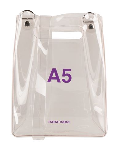Shop Nana-nana Woman Cross-body Bag Transparent Size - Pvc - Polyvinyl Chloride