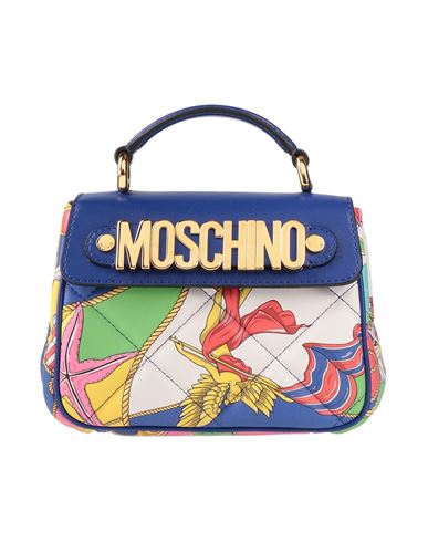 Moschino Woman Handbag Bright Blue Size - Leather