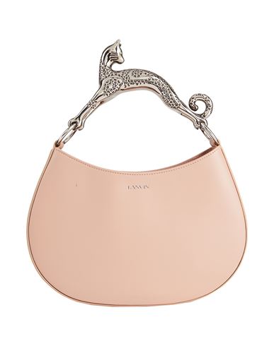 Lanvin Woman Handbag Pastel Pink Size - Calfskin, Brass