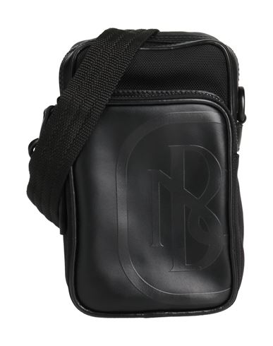 Neil Barrett Man Cross-body Bag Black Size - Leather, Textile Fibers