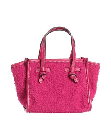 Gianni Chiarini Woman Handbag Fuchsia Size - Leather, Textile Fibers In Pink