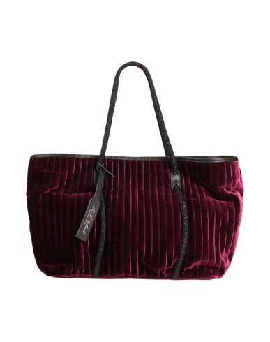 Anita Bilardi Woman Handbag Burgundy Size - Textile Fibers