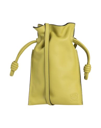 Loewe Woman Cross-body Bag Acid Green Size - Leather