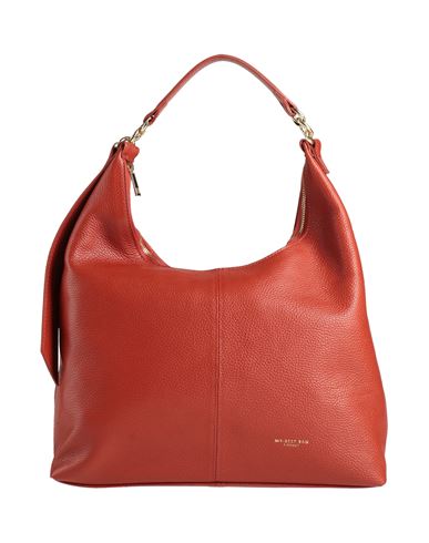 My-best Bags Woman Handbag Brick Red Size - Leather
