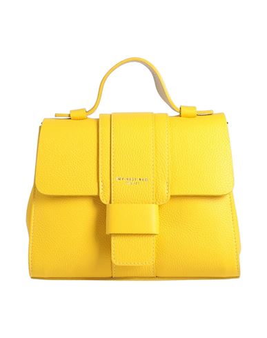 My-best Bags Woman Handbag Yellow Size - Leather