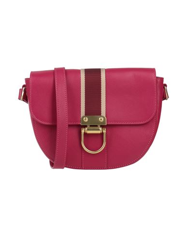 Shop Il Bisonte Woman Cross-body Bag Garnet Size - Leather In Red