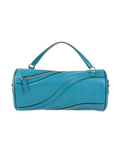 Marco De Vincenzo Woman Handbag Azure Size - Leather In Blue