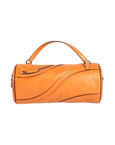 Marco De Vincenzo Woman Handbag Orange Size - Leather