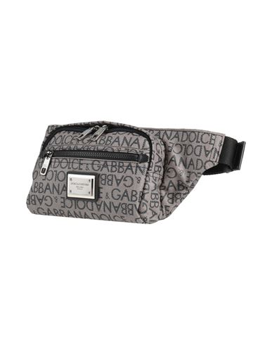 Dolce & Gabbana Man Belt Bag Grey Size - Pvc - Polyvinyl Chloride, Calfskin, Viscose