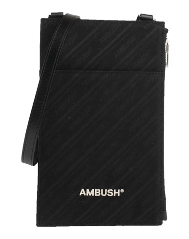 Ambush Man Cross-body Bag Black Size - Textile Fibers, Leather