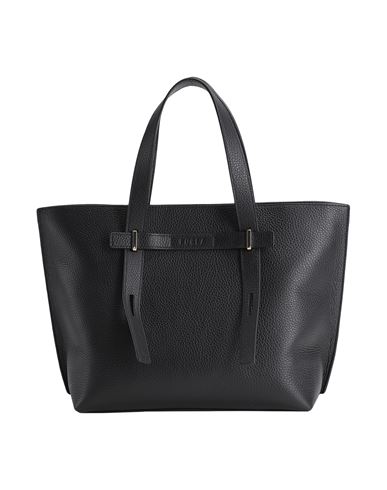 Shop Furla Giove M Tote Woman Handbag Black Size - Leather