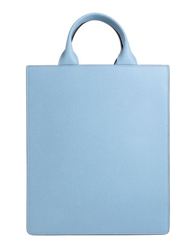 Valextra Woman Handbag Light Blue Size - Calfskin