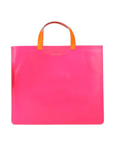 Shop Comme Des Garçons Man Handbag Fuchsia Size - Goat Skin In Pink