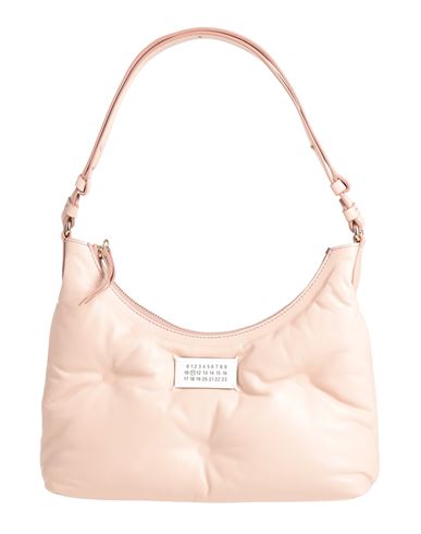 Maison Margiela Woman Shoulder Bag Blush Size - Ovine Leather, Cow Leather, Brass, Zinc In Pink