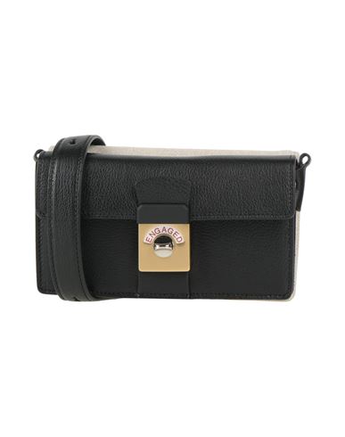 Maison Margiela Clutch Flap Handbag In Black