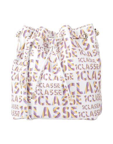 Alviero Martini 1a Classe Woman Cross-body Bag White Size - Polyester, Cotton In Gold