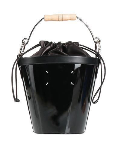 Maison Margiela Four-stitch Logo Bucket Bag In Black