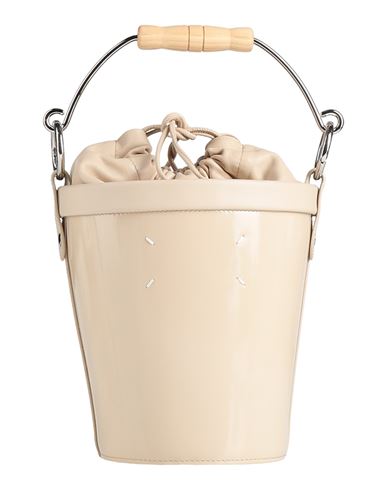 Maison Margiela Woman Handbag Beige Size - Leather In Beige