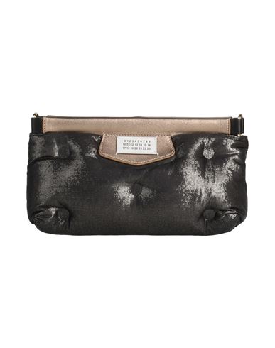 Maison Margiela Woman Handbag Lead Size - Leather, Textile Fibers In Black
