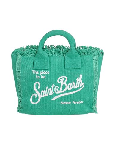 Mc2 Saint Barth Woman Handbag Green Size - Cotton