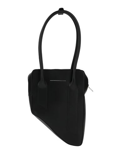 Mm6 Maison Margiela Woman Shoulder Bag Black Size - Cow Leather