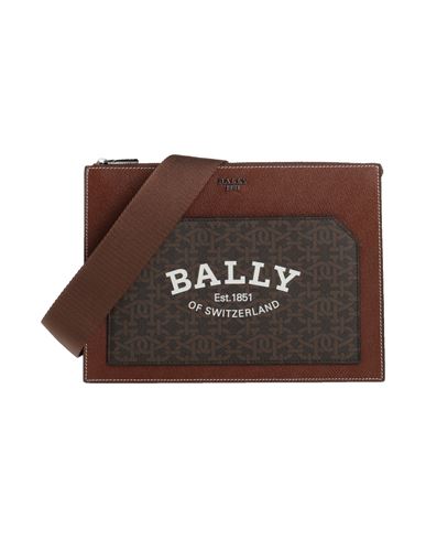 Bally Man Cross-body Bag Brown Size - Leather