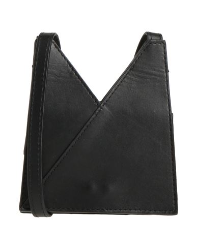 Mm6 Maison Margiela Woman Cross-body Bag Black Size - Cow Leather, Polyurethane, Polyester, Viscose