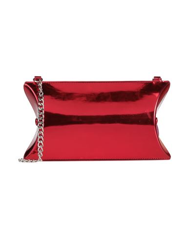 Mm6 Maison Margiela Woman Cross-body Bag Red Size - Cow Leather, Iron