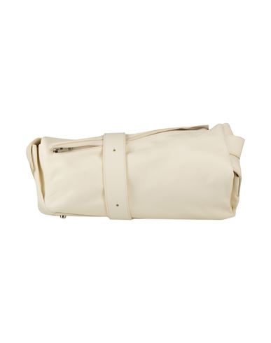 Shop Sunnei Woman Cross-body Bag Ivory Size - Leather In White