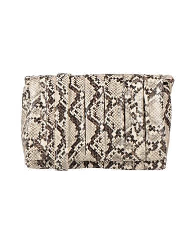 Themoirè Woman Cross-body Bag Cream Size - Leather In White