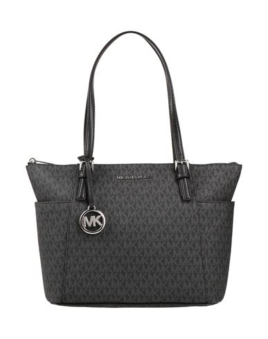 Michael Michael Kors Woman Handbag Black Size - Pvc - Polyvinyl Chloride, Polyester, Polyurethane In Black