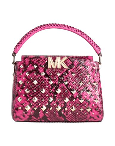 Michael Michael Kors Woman Handbag Magenta Size - Textile Fibers In Pink