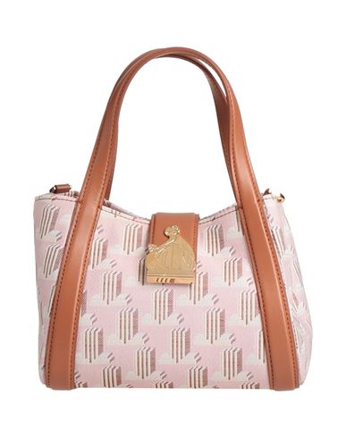 Lanvin Woman Handbag Light Pink Size - Textile Fibers, Leather