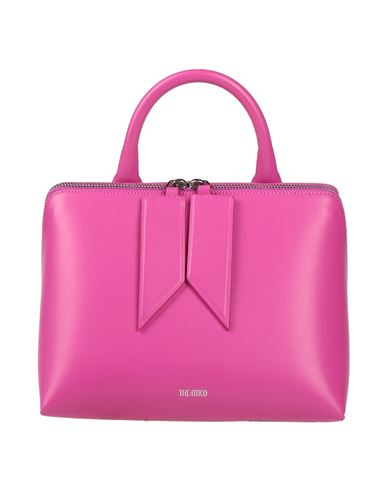 Attico The  Woman Handbag Fuchsia Size - Lambskin, Bronze In Pink