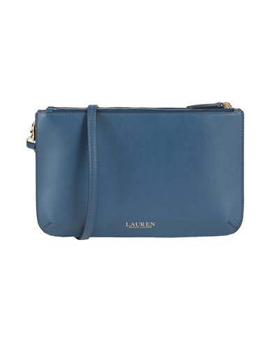 Lauren Ralph Lauren Leather Medium Landyn Crossbody Bag Woman Cross-body Bag Navy Blue Size - Cow Le