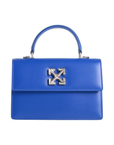Off-white Woman Handbag Blue Size - Leather