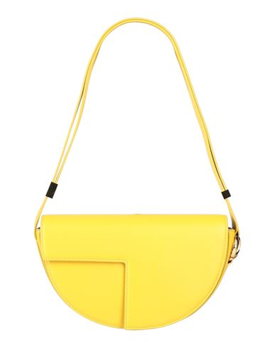 Patou Woman Cross-body Bag Yellow Size - Soft Leather In Yellow